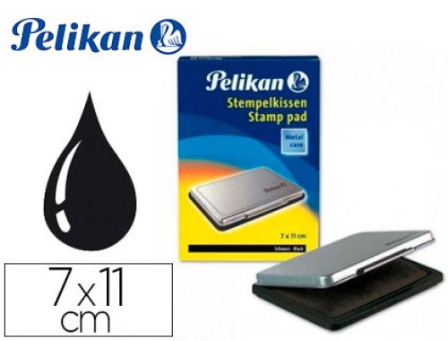 Almofada para carimbos pelikan n 2, 7 x 11 cm preto , Pelikan , 69828 , 4012700331779